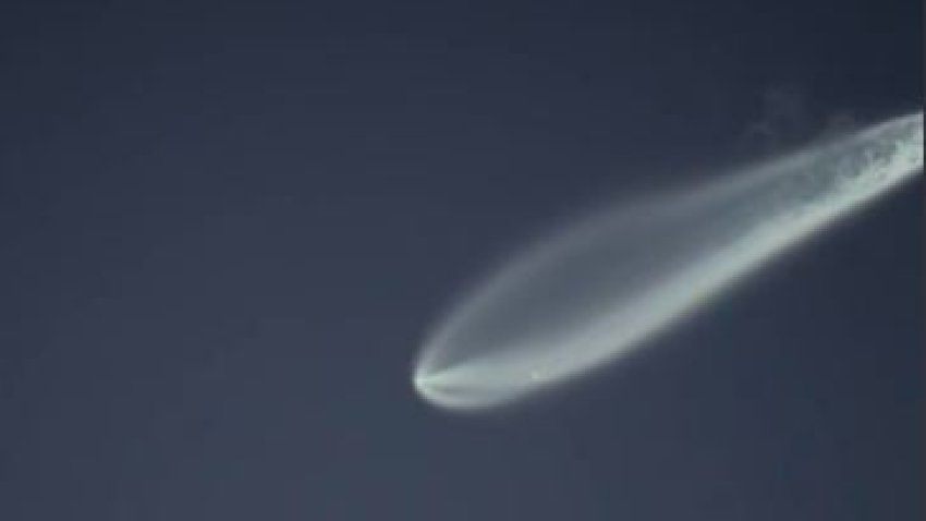 A SpaceX Falcon 9 rocket launches out of Southern California on Sunday, June 23, 2024.