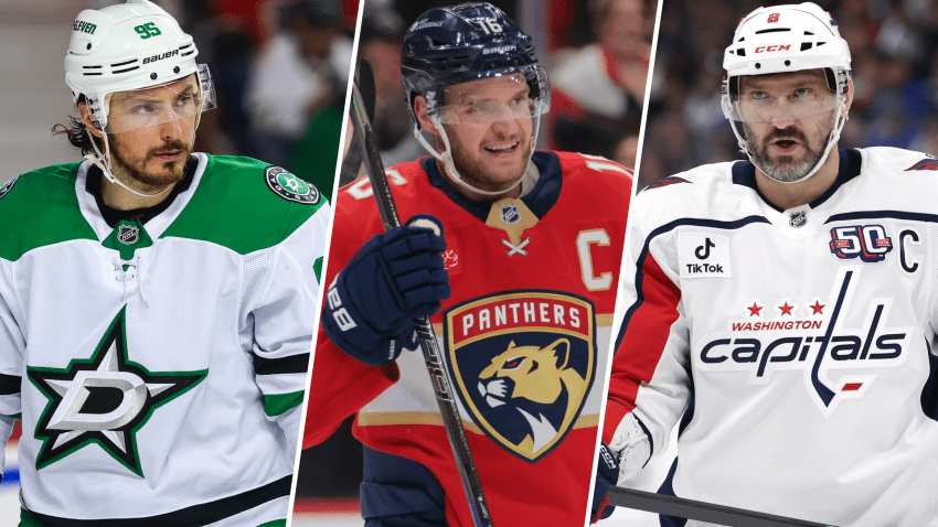 Matt Duchene, Aleksander Barkov and Alex Ovechkin